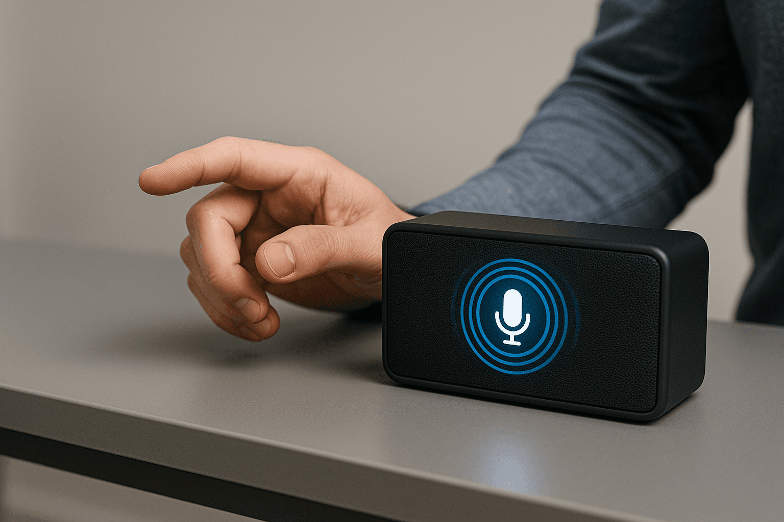 Voice assist feature for anthurium measuring machine