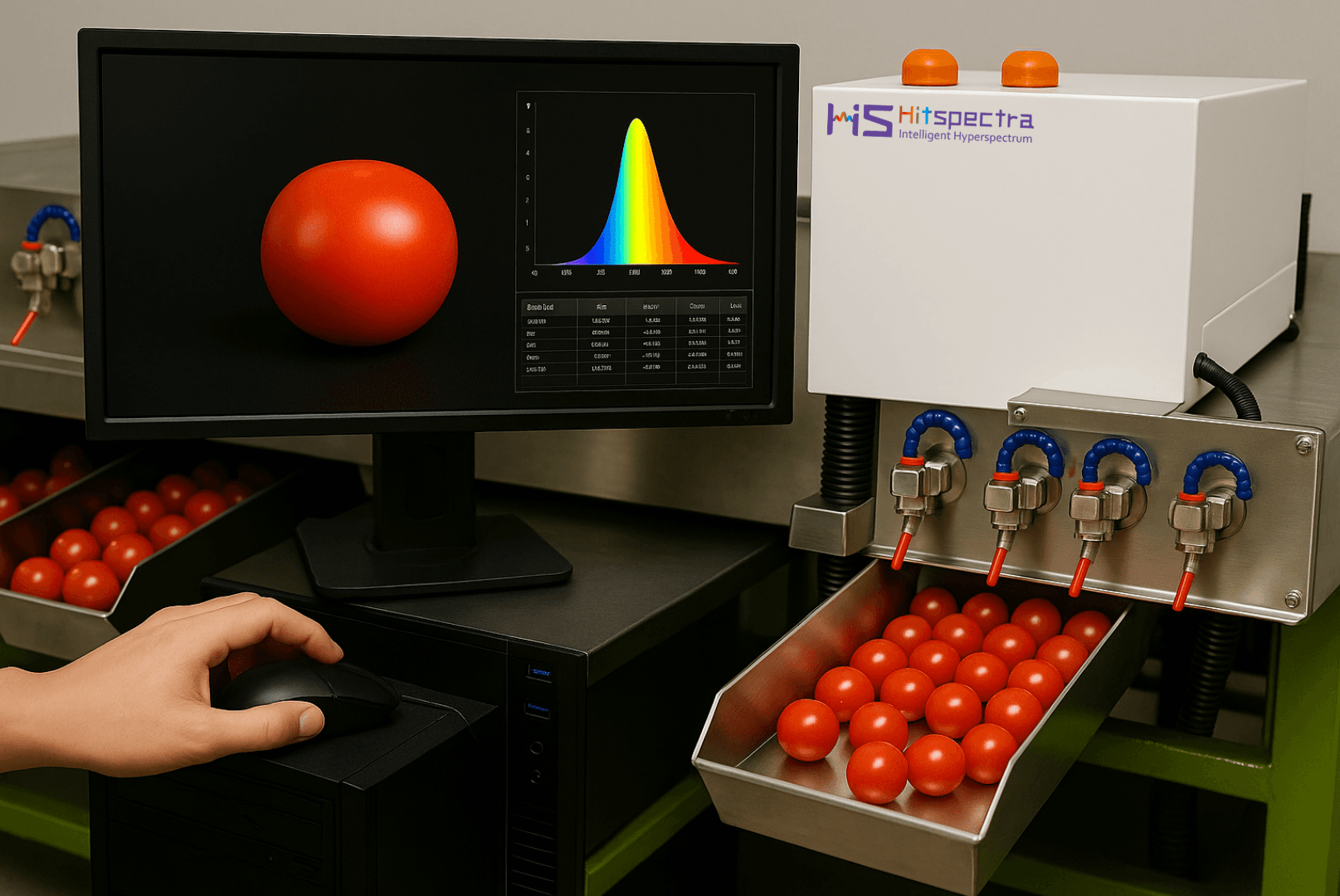 Cherry tomato data recording and analytics