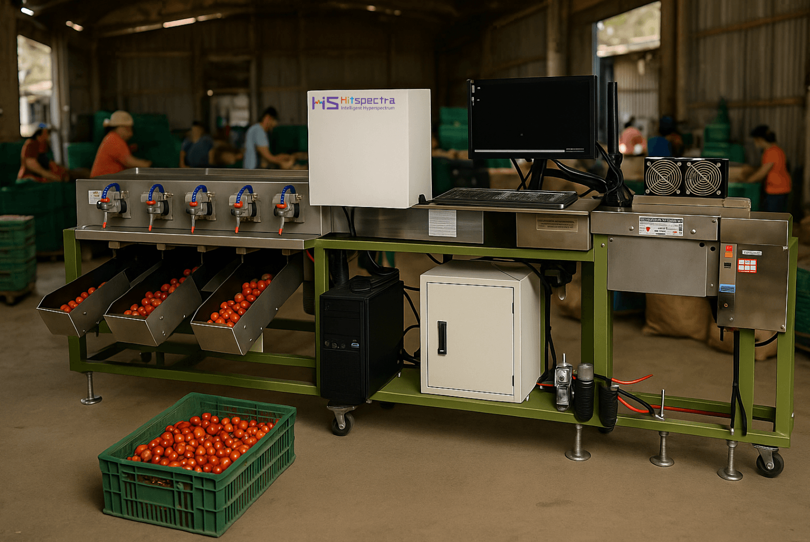 Cherry tomato sorting labour cost reduction