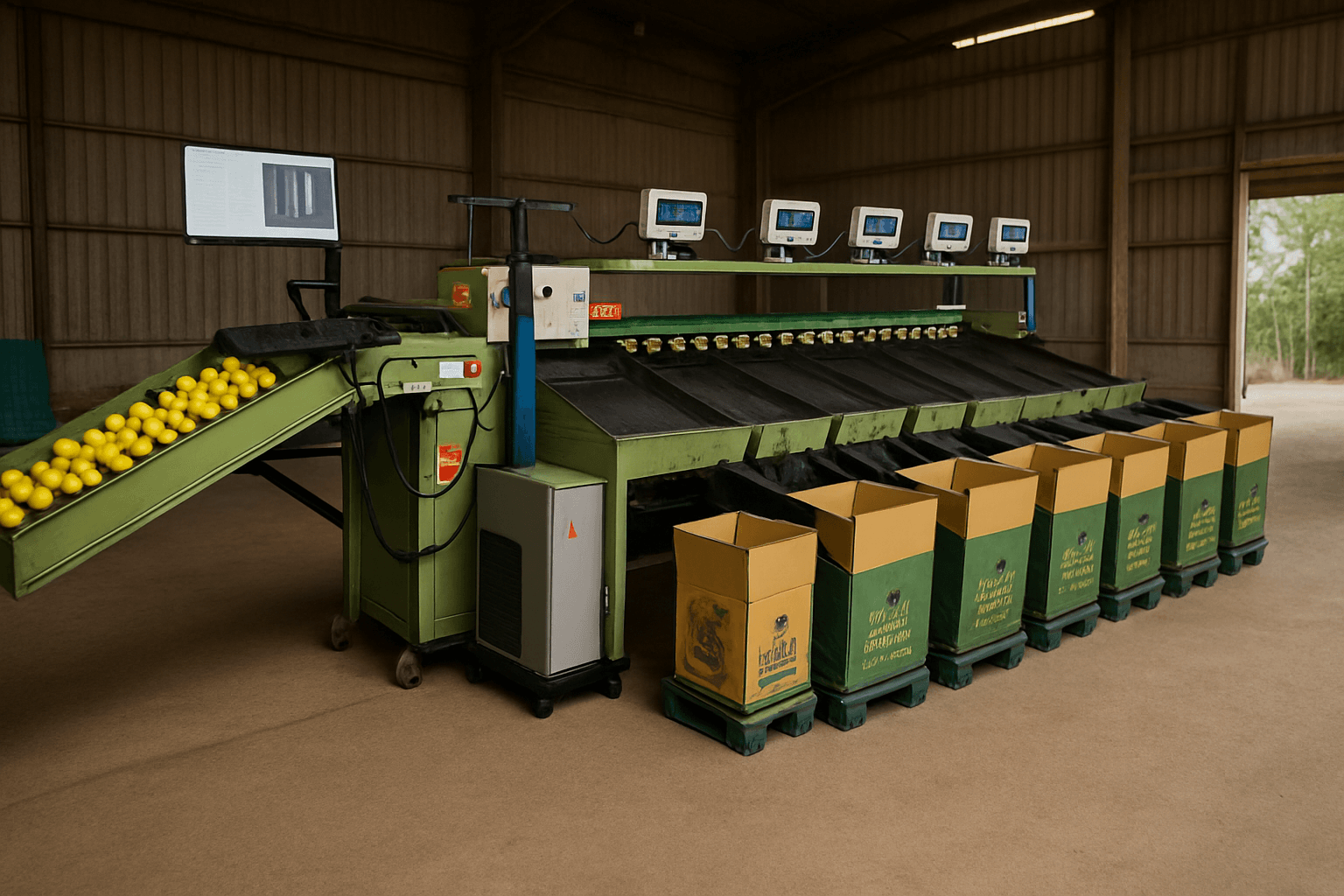 Hitspectra Smart Lemon Sorting Machine