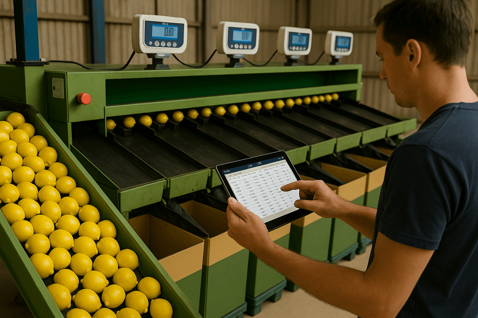 Lemon grading accuracy and customisable parameters
